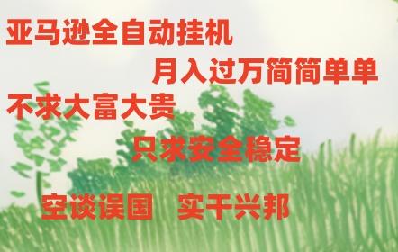 亚马逊全自动浏览挂机，，收益稳定且前景广阔-千优网创