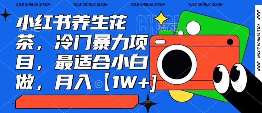 小红书养生花茶，冷门暴力项目，最适合小白做，月入【1W+】-千优网创