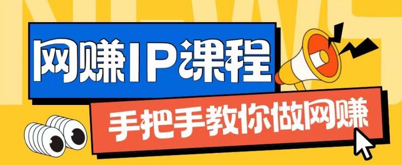 ip合伙人打造1.0，从0到1教你做网创，实现月入过万【揭秘】-千优网创
