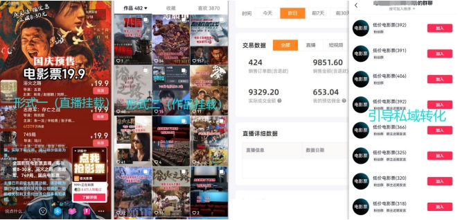 电影票小程序挂载_蹭新电影热度+后续流量延伸【揭秘】-千优网创