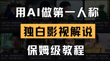 用AI做第一人称独白影视解说，手把手教学，保姆级教程-千优网创