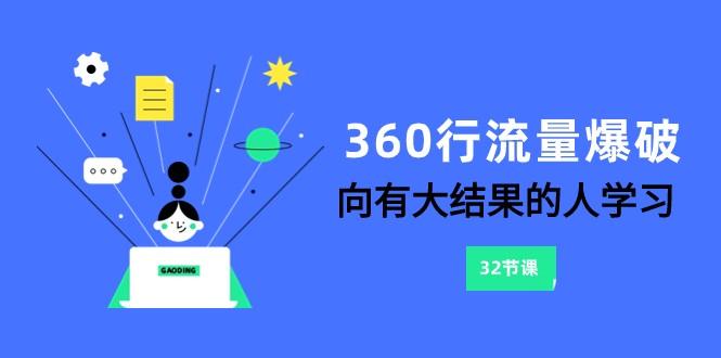 360行流量爆破，向有大结果的人学习(更新58节课)-千优网创