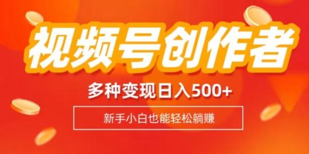 视频号创作者计划，多种变现方式，日入500+【内附1080g视频素材】-千优网创