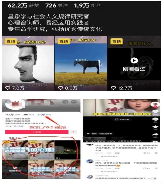 我靠抖音心理测试蓝海项目，日引500+粉丝，日入1000+，小白可操作，无需门槛（附3G素材）-千优网创
