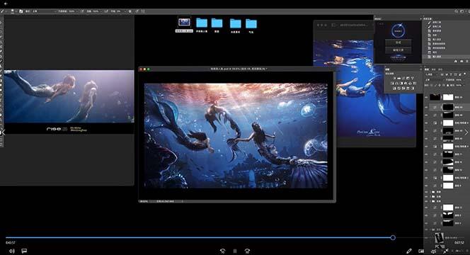 PS人像二次元AI智能修图 合成 人像修图/二次元 COS合成/AI 智能合成/100节-千优网创