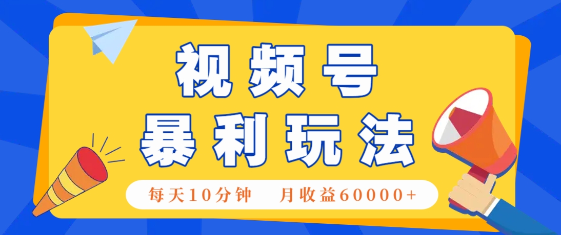 视频号AI赚钱法，每天只需10分钟，月入6万+！(超详细拆解)-千优网创