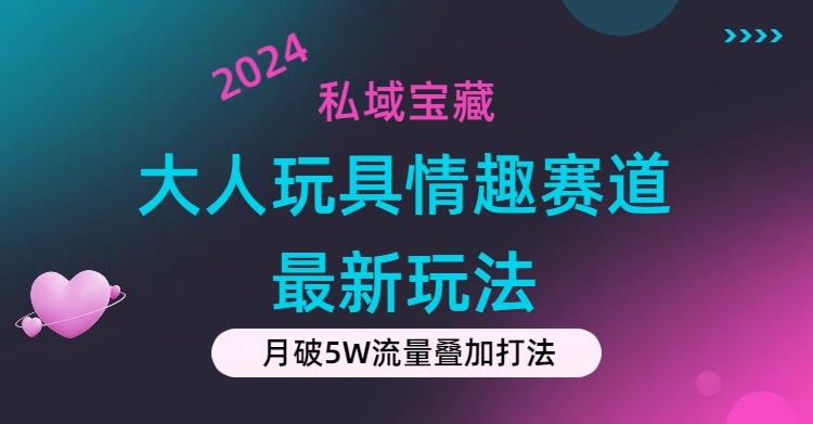 私域宝藏：大人玩具情趣赛道合规新玩法，零投入，私域超高流量成单率高-千优网创