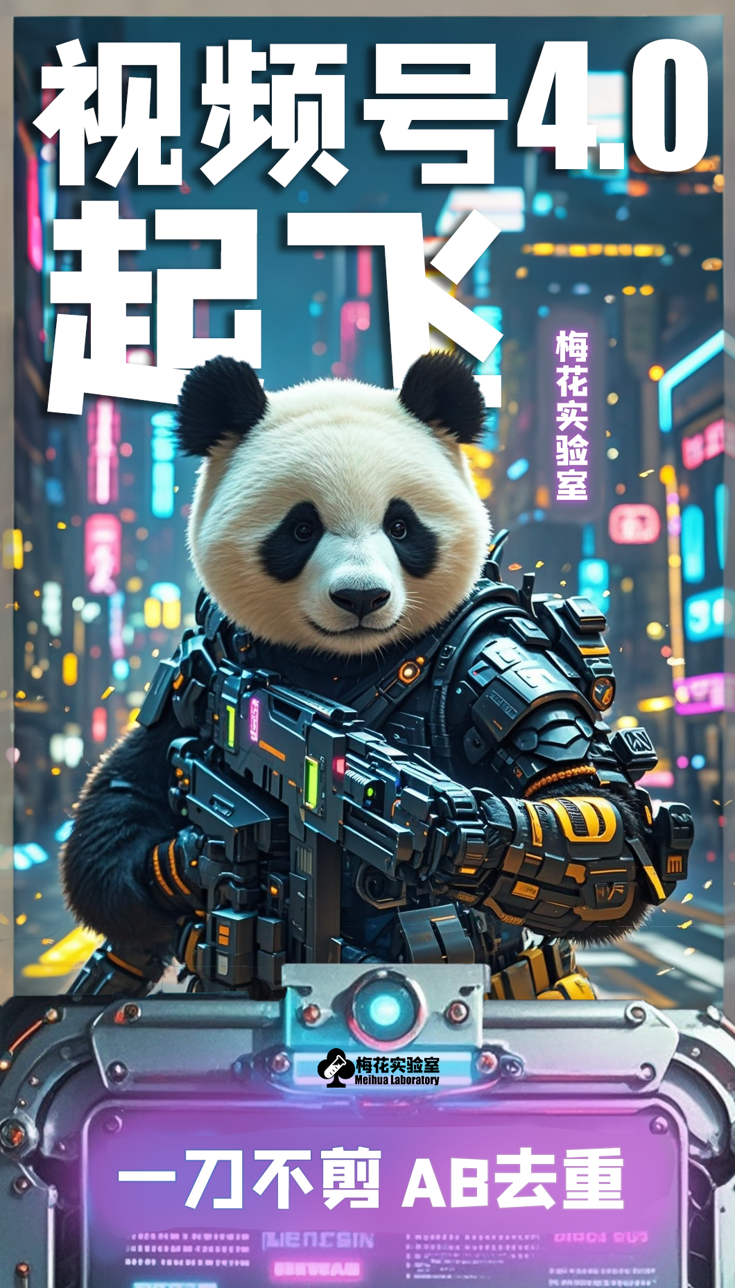 梅花实验窒微信视频号连怼玩法技巧起飞4.0一键AB破解版【揭秘】-千优网创