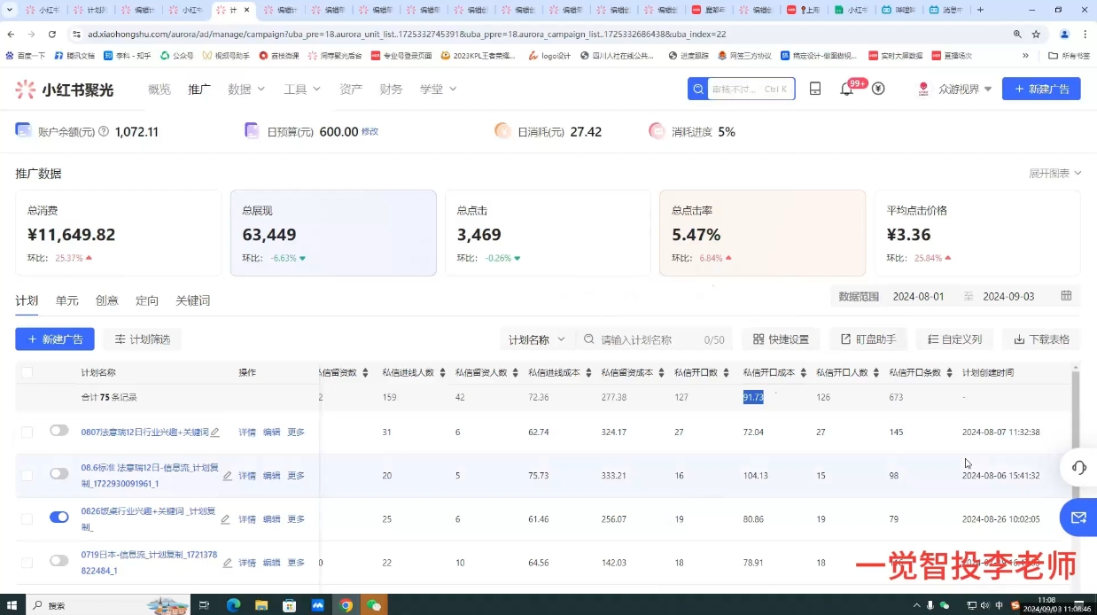 李老师·小红书运营投流，0基础实战教学-千优网创